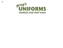 Tablet Screenshot of gregsuniforms.net